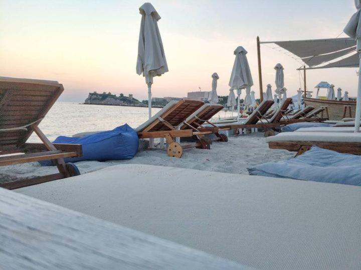 Sea Wind Luxury Apartments With Pool Kassandra Halkidikι Néa Fókaia المظهر الخارجي الصورة